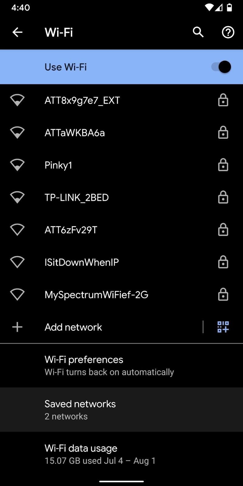 Check Your WiFi Connection