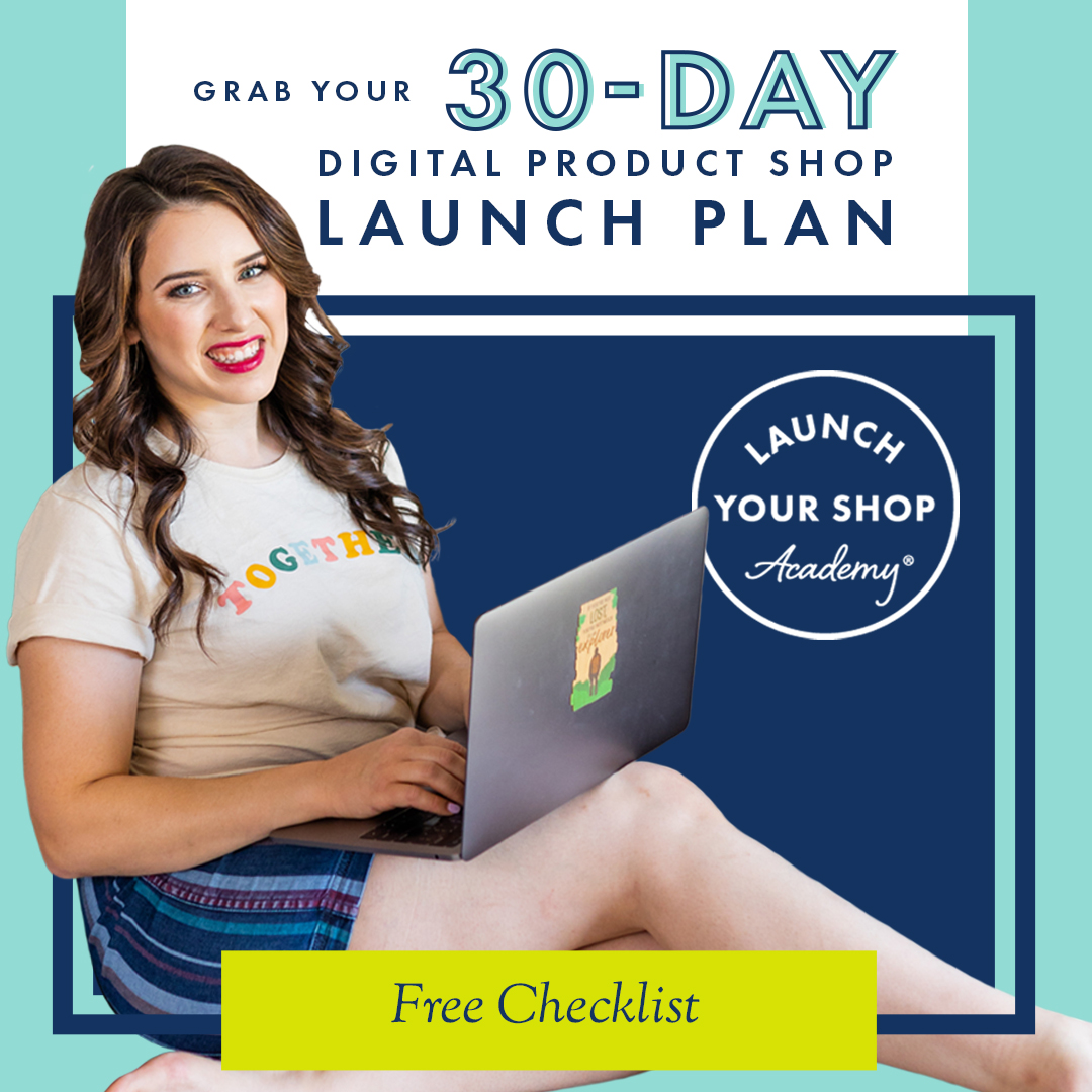 grab your 30-day digital product launch plan free checklist
