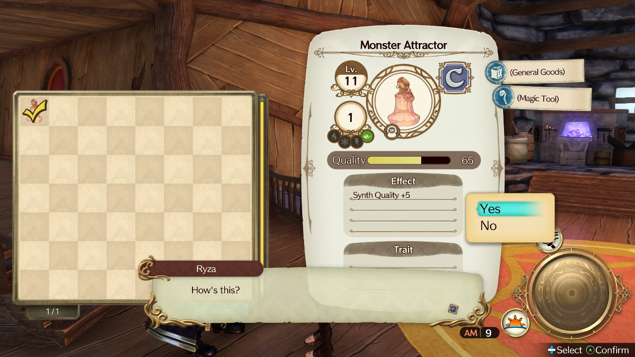 Handing the Monster Attractor over to Empel and completing the quest. | Atelier Ryza: Ever Darkness & the Secret Hideout