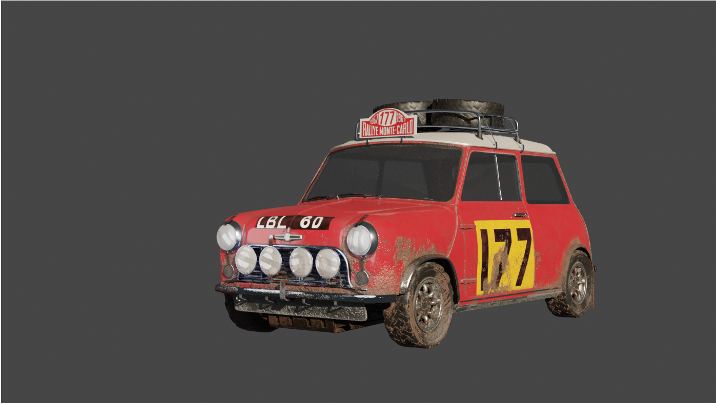 Car Render Challenge - Mini Cooper S