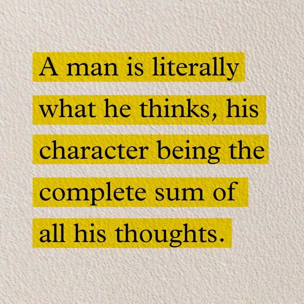 As a Man Thinketh