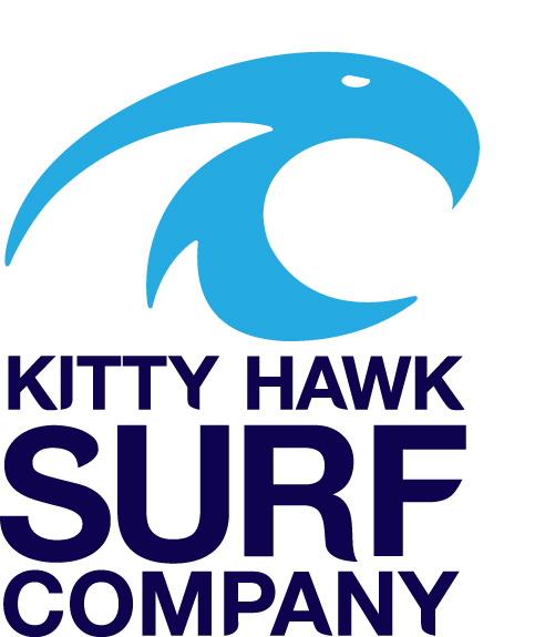 Logo de l'entreprise de surf Kitty Hawk