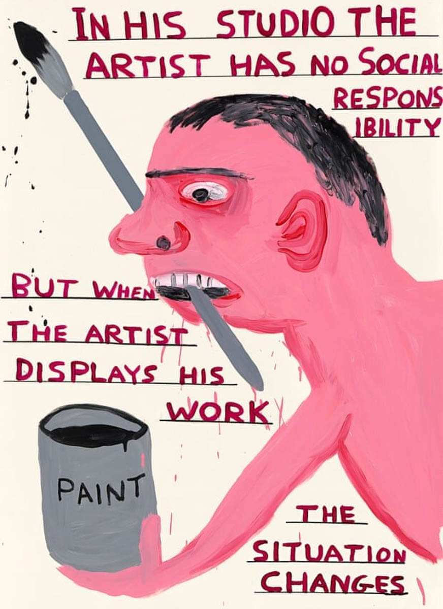 david shrigley untitled painting