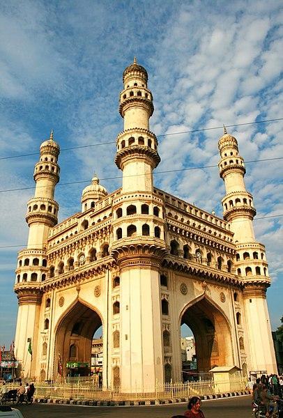 Hyderabad’s Charminar at its adorable beauty.