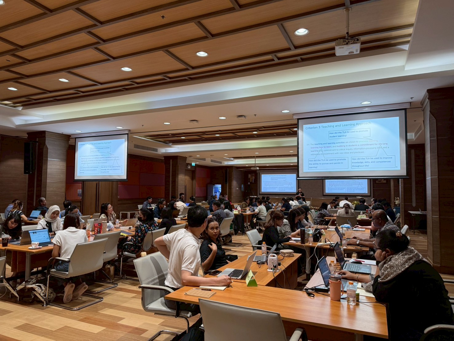 ฝ่ายประกันคุณภาพการศึกษา ศูนย์ความเป็นเลิศการเรียนการสอน จัดโครงการฝึกอบรมเชิงปฏิบัติการ 