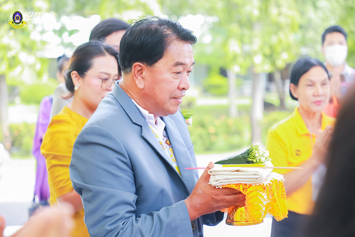 ประเพณีแซนโฎนตา วันกตัญญู บูชาบรรพบุรุษ คณะวิทยาศาสตร์และเทคโนโลยี
