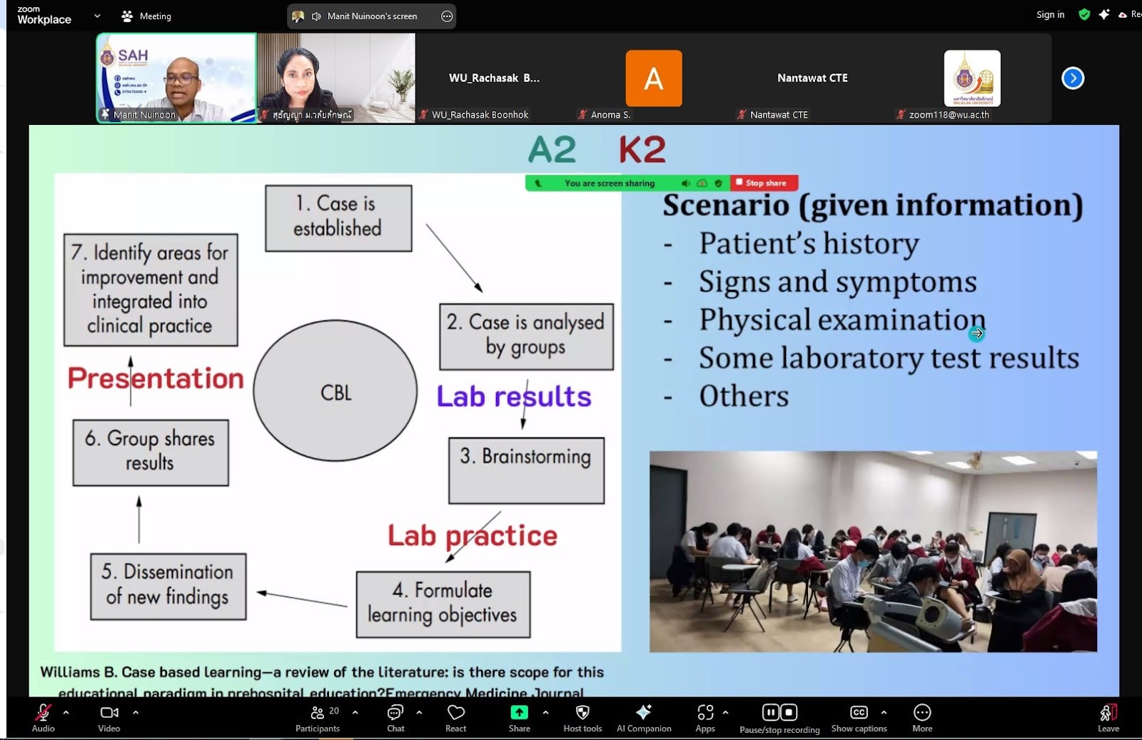 ศคร. จัดกิจกรรมแลกเปลี่ยนเรียนรู้ WU UKPSF Club Lunch Talk ครั้งที่ 2 หัวข้อ 