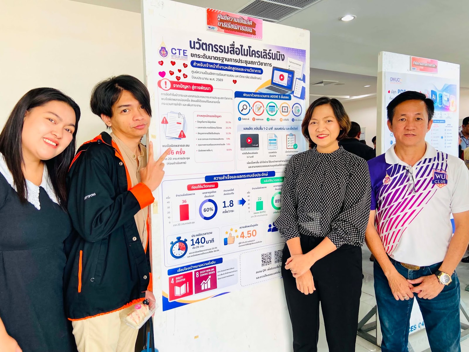 ศูนย์ความเป็นเลิศการเรียนการสอน นำเสนอผลงานนวัตกรรมในงาน WU Innovation SDG plus 2026 ในวันที่ 26 ส.ค. 2569-4
