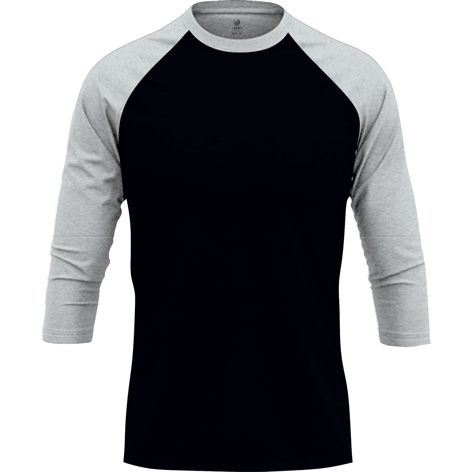  OMMO's Cotton Three-Quarter Raglan Sleeve Tee