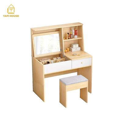 Bàn trang điểm gương gập thiết kế độc đáo Tâm House MK16