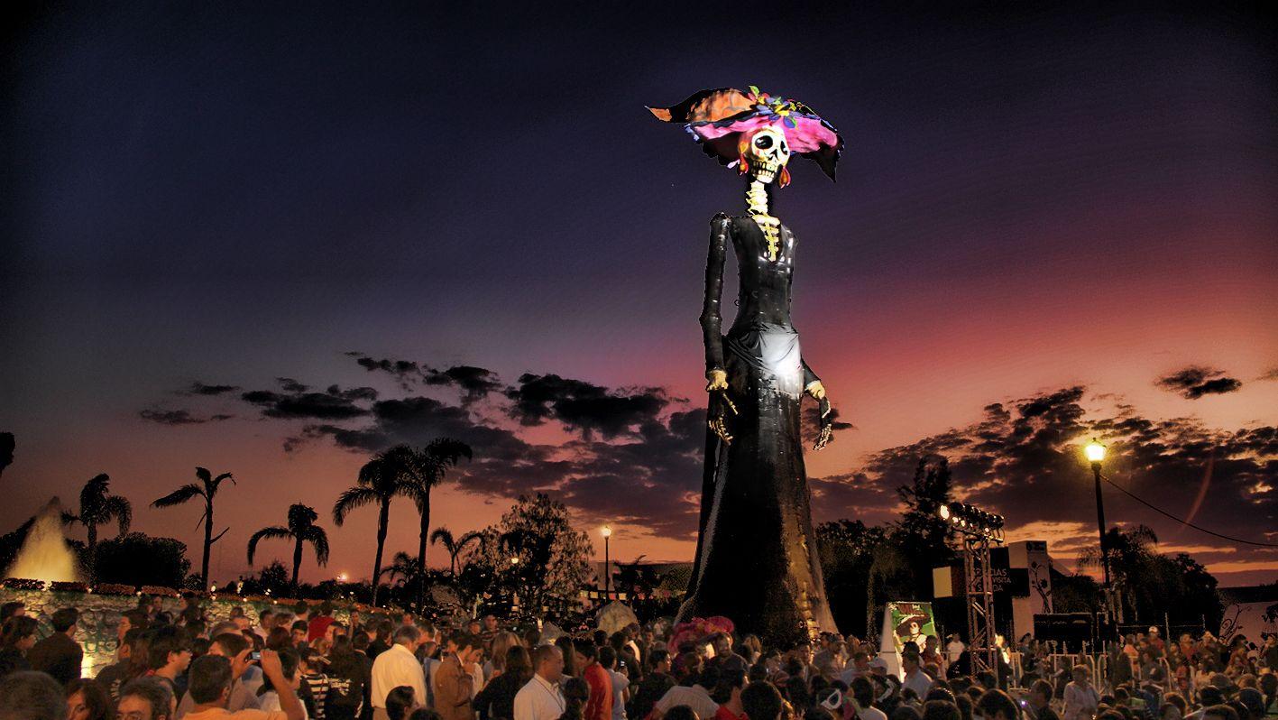 Festival da Caveira, cidade de Aguascalientes, México.