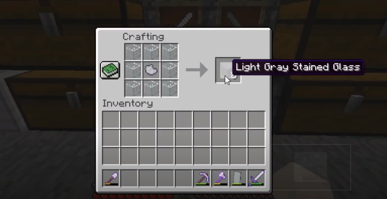 How To Make Light Gray Stained Glass: Minecraft Recipe