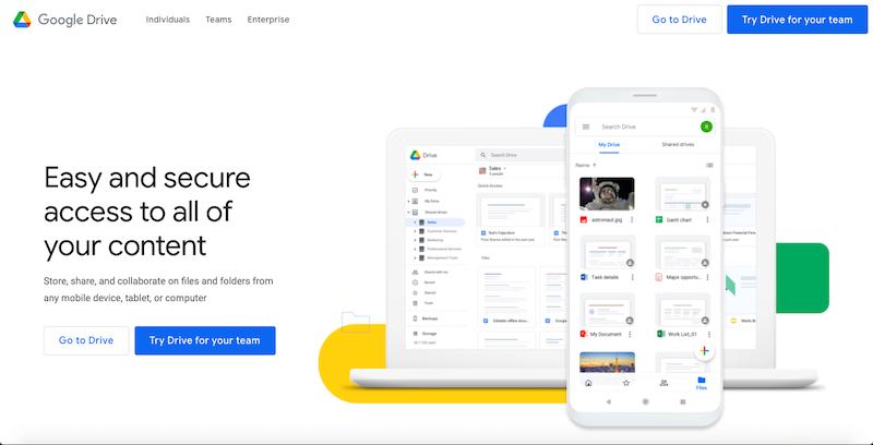 Google Drive : stockage de fichiers dans le cloud