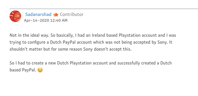 Playstation An Error Occurred While Adding Your Paypal Account