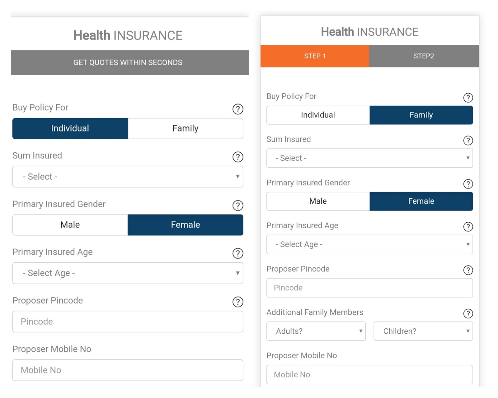 Health Insurance Premium Calculator Online Calculate Mediclaim Policy