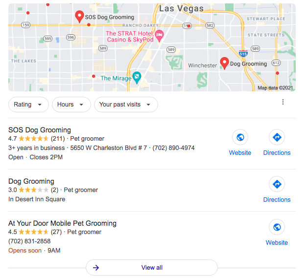 Search Result for "Dog Groomers in Las Vegas"