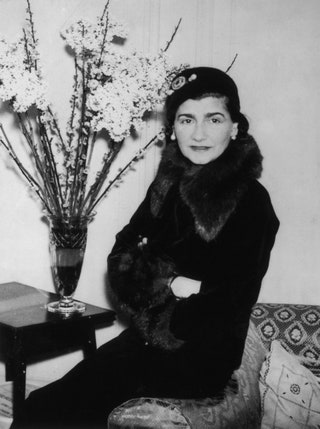 French fashion designer Gabrielle `Coco` Chanel at a London hotel 1932.