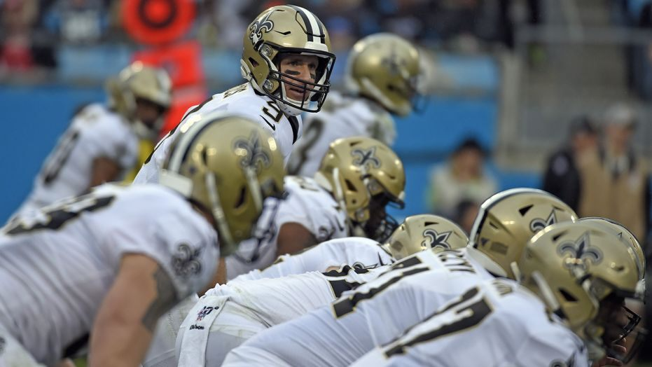 Drew Brees in formation