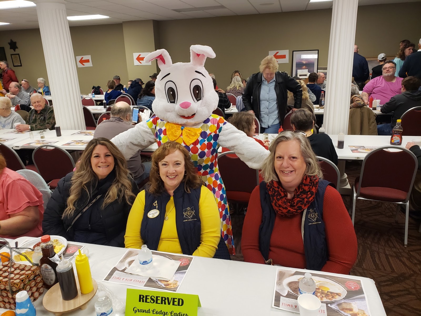 Photograph of women at charity event.