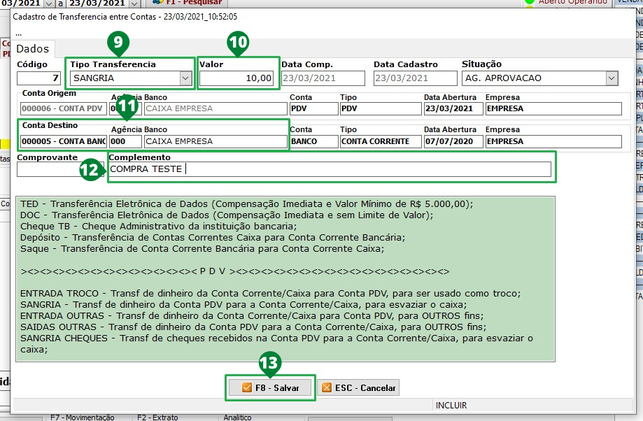 Como utilizar o Caixa