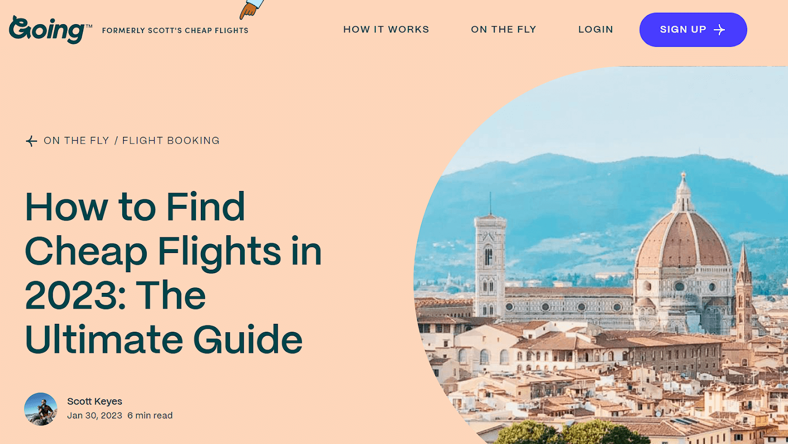 Going cheap flights