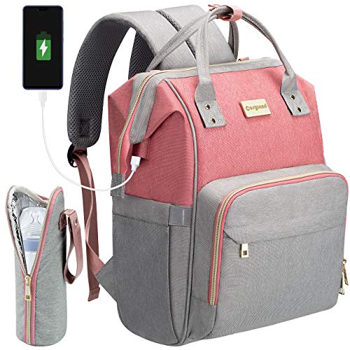 COSYLAND Baby Diaper Backpack Multifunction Travel Bag, Waterproof Diaper Bag,...