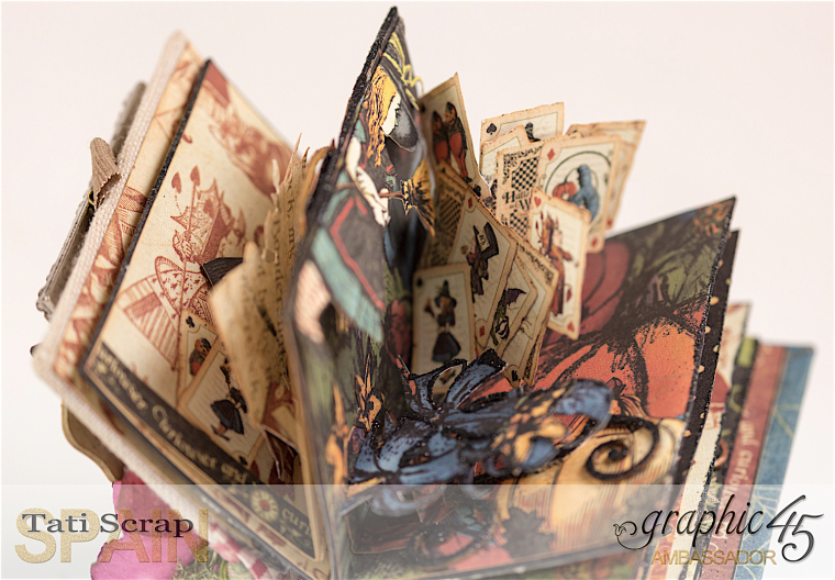 Tati, Hallowe'en in Wonderland - Deluxe Collector's Edition, Pop-Up Book, Product by Graphic 45, Photo 17