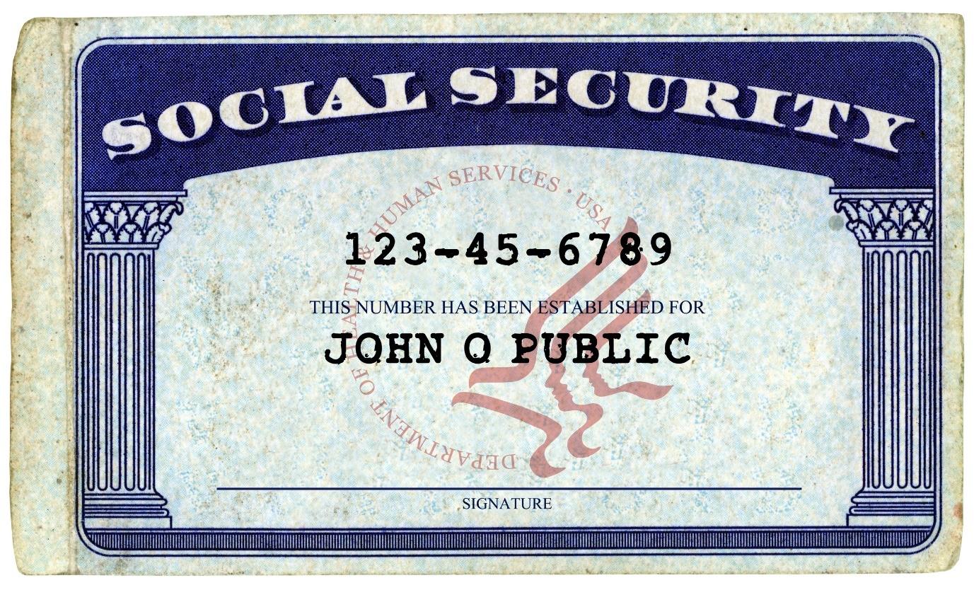 Image result for social security number
