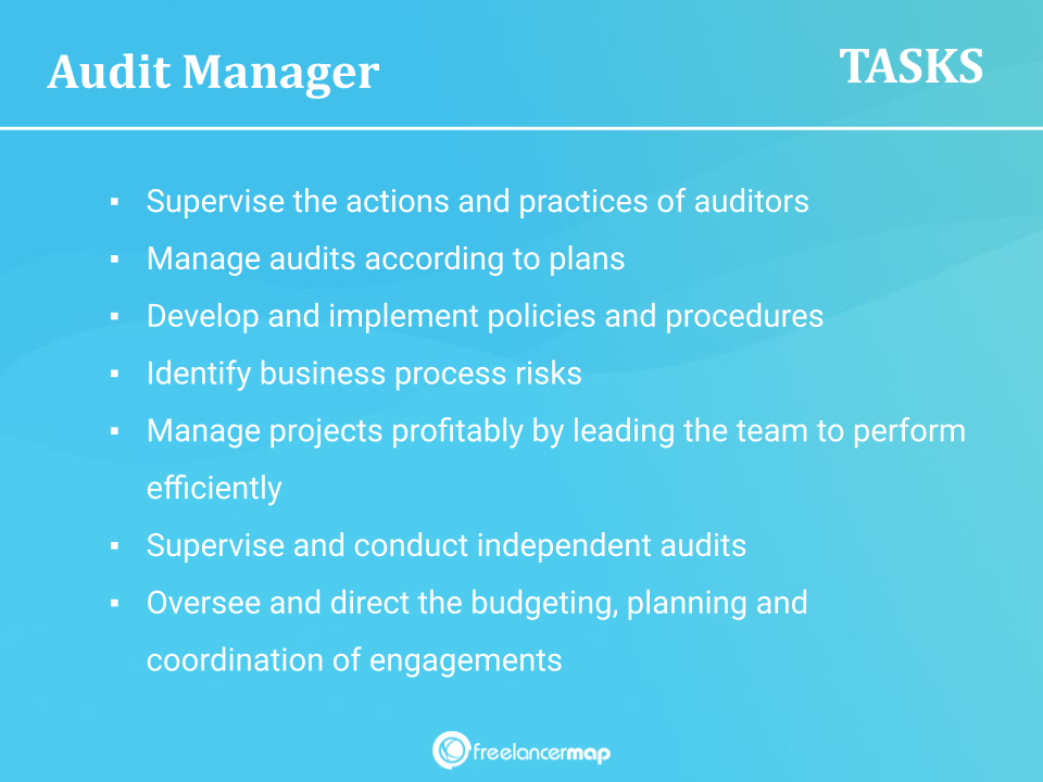 Responsibilities Of An Audit Manager