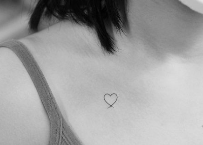 Heart Tiny Tattoos Women