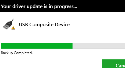 saving backup of current drivers