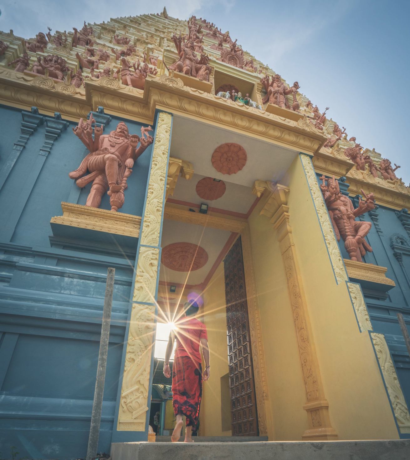 Naguleswaram Temple (Keerimalai Naguleswaram Kovil) in Kankesanturai, Sri Lanka