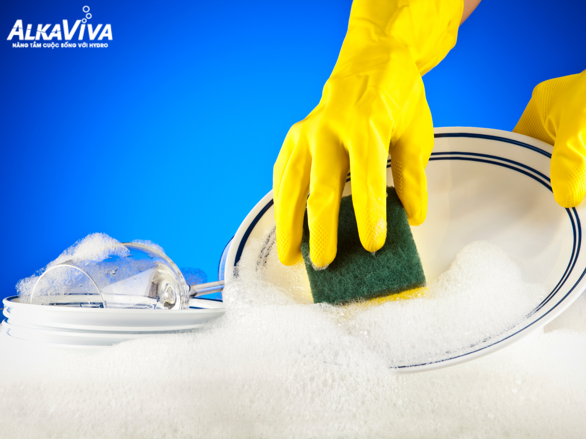SỰ KỲ DIỆU CỦA NƯỚC ION KIỀM MẠNH KHI BÓC TÁCH HOÁ CHẤT VÀ THUỐC TRỪ SÂU TRÊN RAU CỦ QUẢ