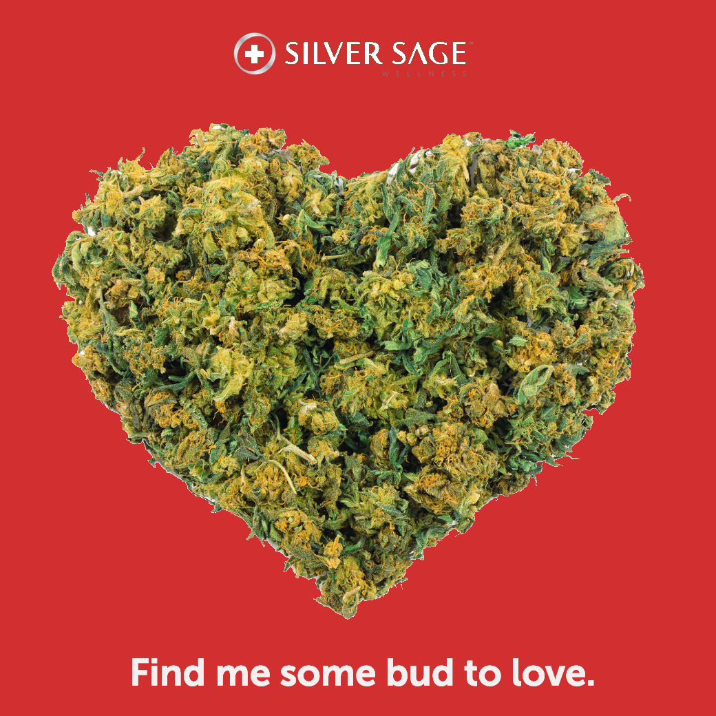 valentine's day marijuana heart