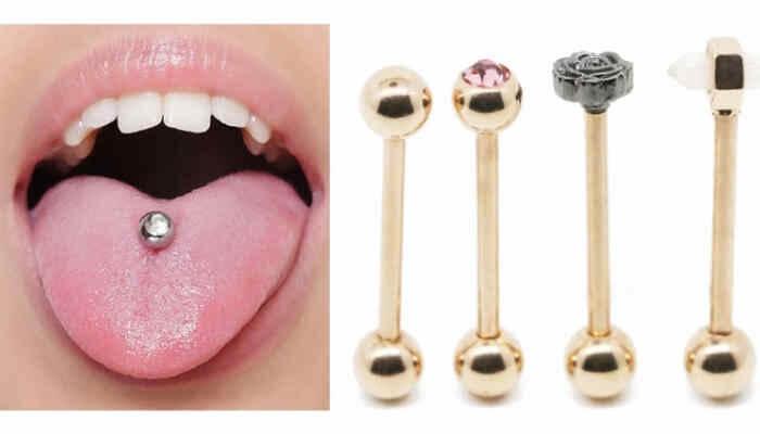 Tongue Piercing jewelry