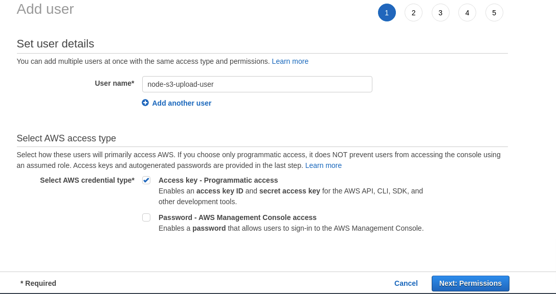 Store and retrieve static assets on AWS S3 with NodeJS on Qoddi