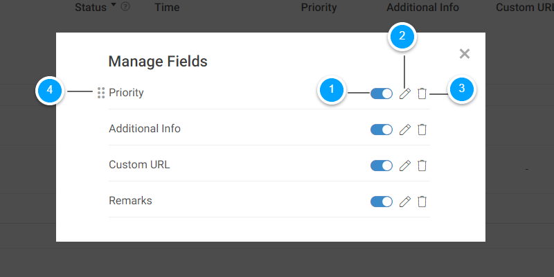 Manage Field Options