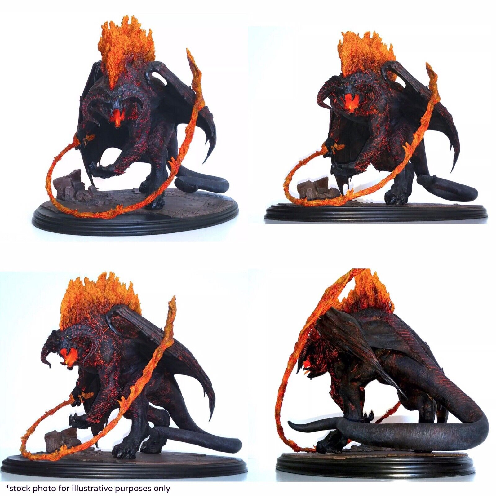 most valuable Lord of the Rings: Balrog 2002 Sideshow Weta Polystone Statue