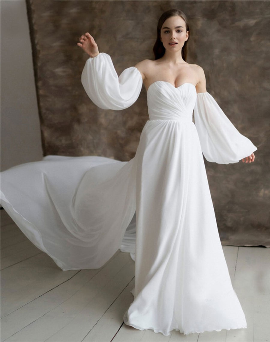 a-line wedding dress