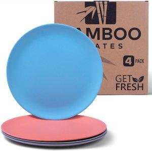 Bamboo Fiber-Based Disposable Plates
