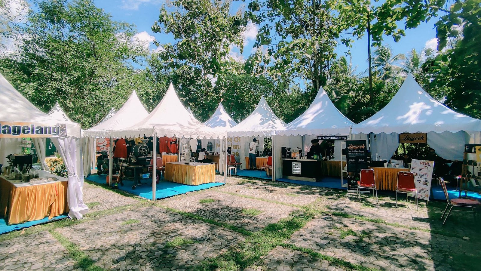 Booth Area Borobudur Kopi Festival 