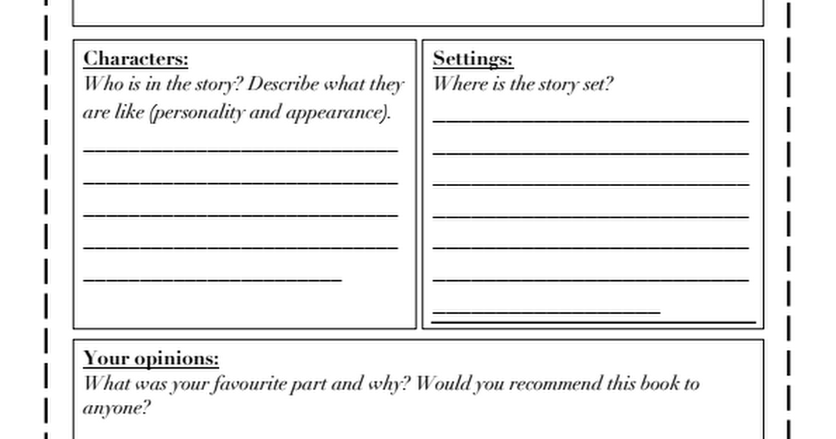 book review google doc template