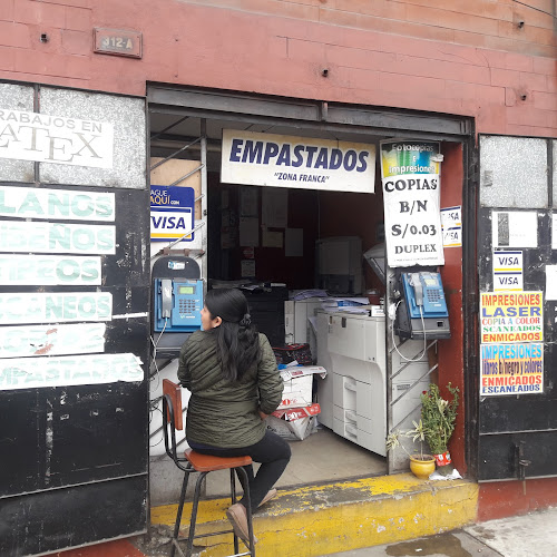 Opiniones de EMPASTADOS "ZONA FRANCA" en Lima - Copistería