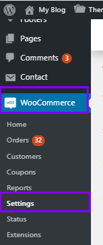 WooCommerce - settings