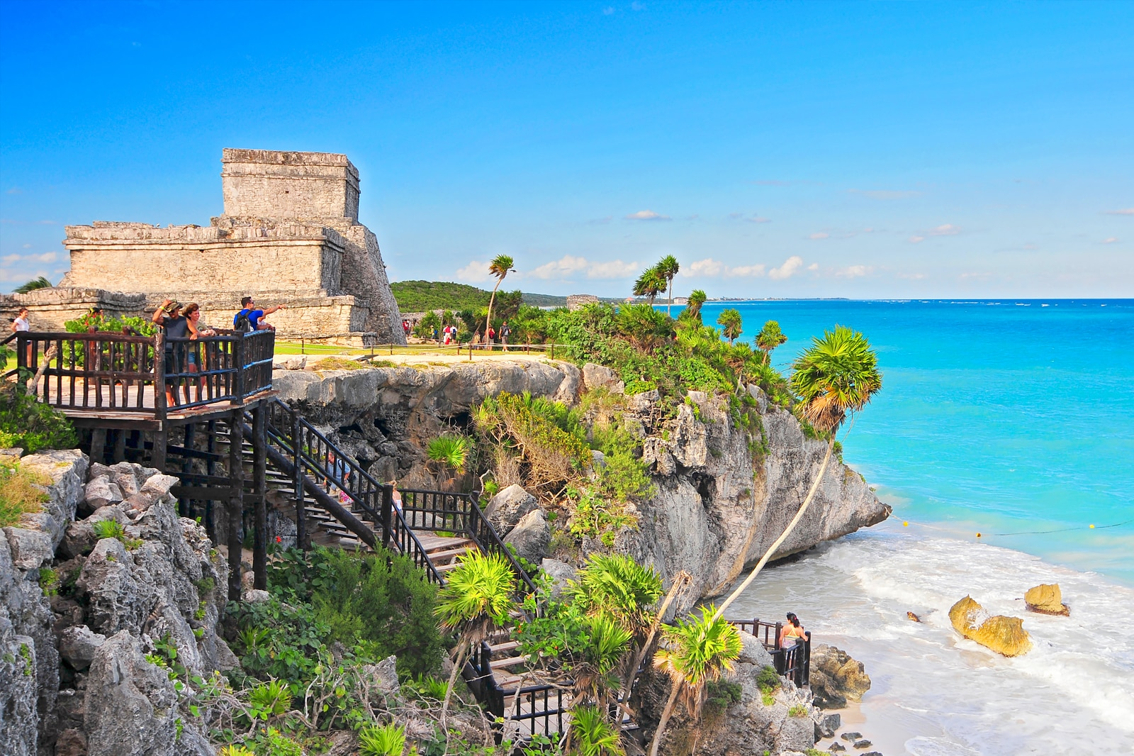 Picturesque view of Tulum, a top-rated location for working remotely from Mexico.