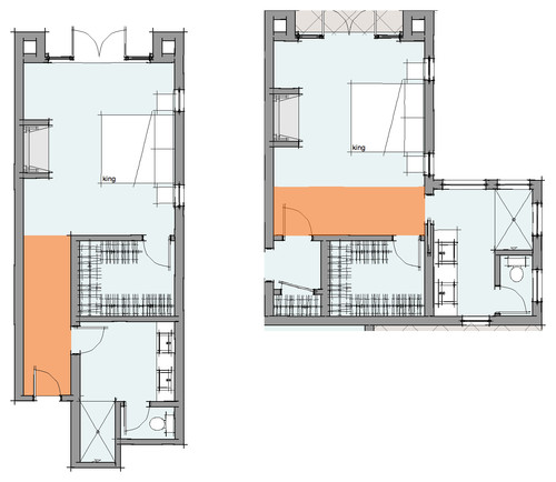 Sơ đồ lưu chuyển không gian từ Dylan Chappell Architects