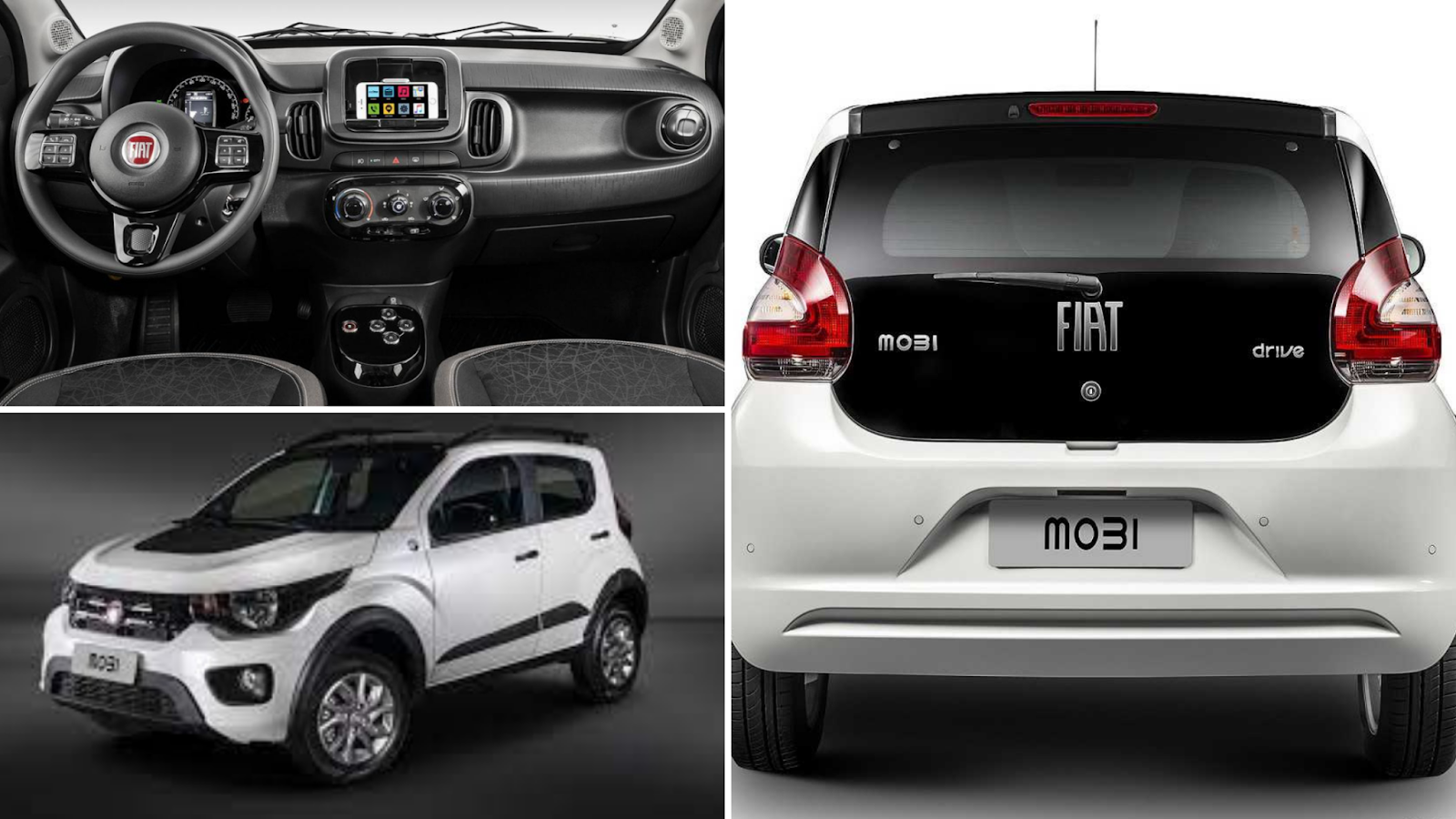 Detalhes Fiat Mobi Conheça os modelos de carros mais econômicos da fiat