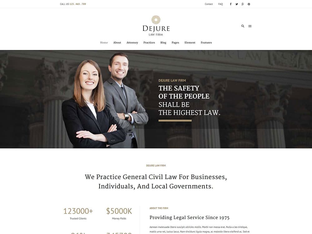 dejure-law-firm-theme