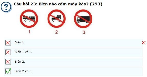 Câu hỏi 293 - câu hỏi khó thi lý thuyết bằng lái ô tô