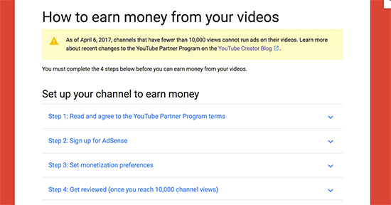 Ganhe dinheiro com vídeos no YouTube